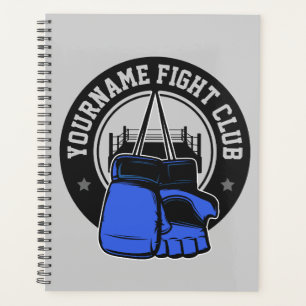 Personalised MMA Mixed Martial Arts Fight Club Planner