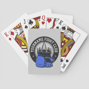 Personalised MMA Mixed Martial Arts Fight Club Playing Cards