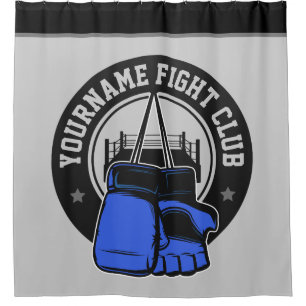 Personalised MMA Mixed Martial Arts Fight Club Shower Curtain