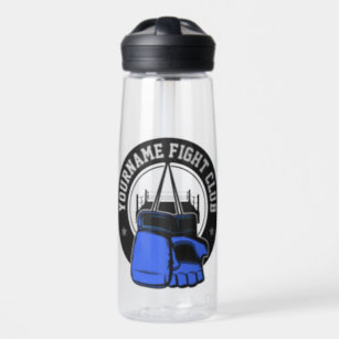 Personalised MMA Mixed Martial Arts Fight Club Water Bottle