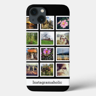 Personalised Mod Instagram Photo Collage 12 Pics iPhone 13 Case