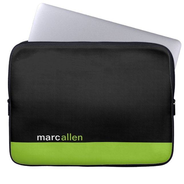 Personalised Modern 519 Laptop Sleeve (Front)