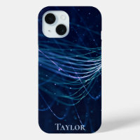 Personalised Modern Abstract Blue