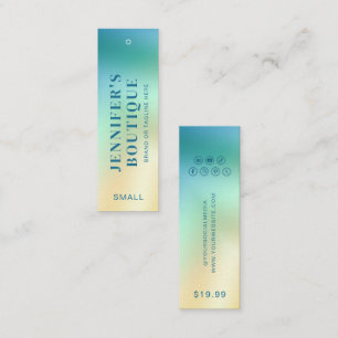 Personalised Modern Abstract Boutique Branding Calling Card