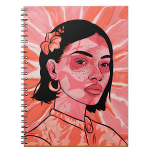 Personalised Modern boho feminine minimalist art Notebook