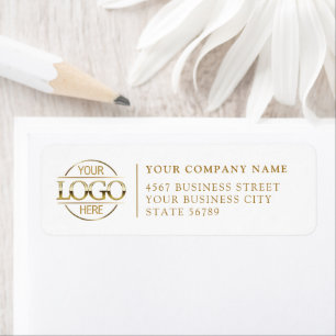 Personalised Modern Business Logo Return Address