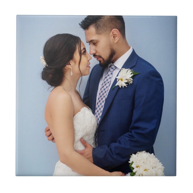 Personalised Modern Custom Photo Tile (Front)