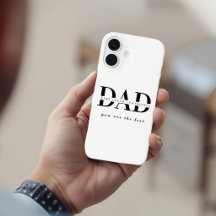 Personalised Modern DAD Phone Case