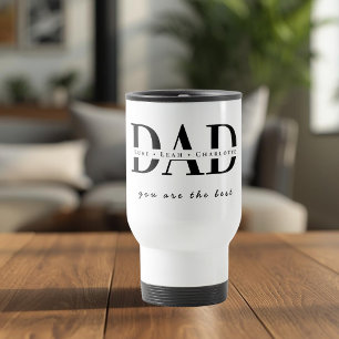 Personalised Modern DAD Travel Mug