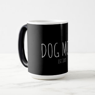 Personalised Modern Dog Mum Magic Mug
