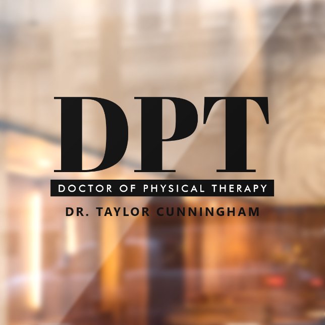 Personalised Modern DPT Doctor of Physical Therapy (Sheet 2)