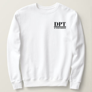 Personalised Modern DPT Doctor of Physical Therapy Sweatshirt