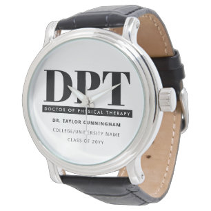 Personalised Modern DPT Doctor of Physical Therapy Watch