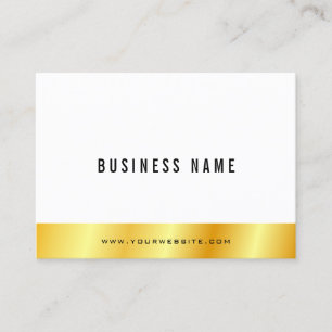 Personalised Modern Elegant Gold Look Simple Business Card