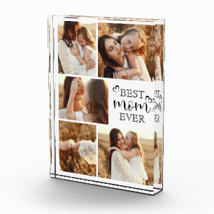 Personalised Modern Elegant Keepsake Photo Gift Block
