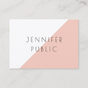 Personalised Modern Elegant Minimalist Template Business Card
