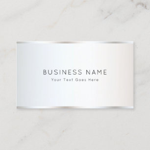 Personalised Modern Elegant Plain Template Best Business Card