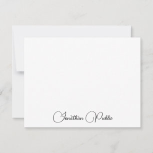 Personalised Modern Elegant Script Name Template