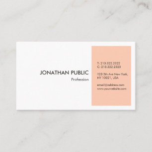 Personalised Modern Elegant Simple Professional Business Card