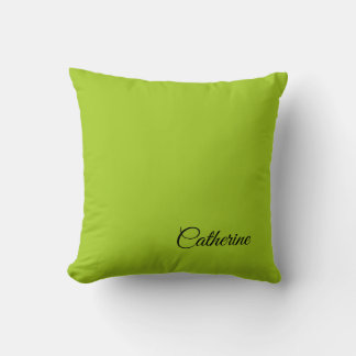 Personalised Modern Elegant Typography Name Cushion