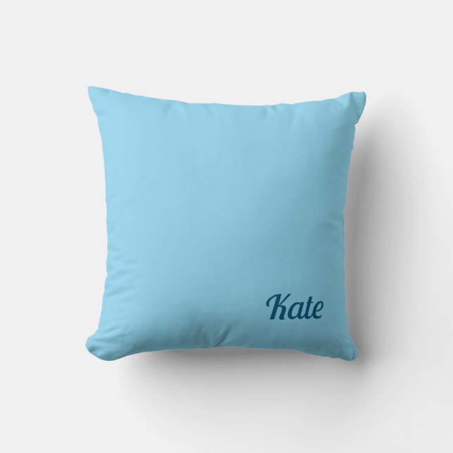 Personalised Modern Elegant Typography Name  Cushion (Front)