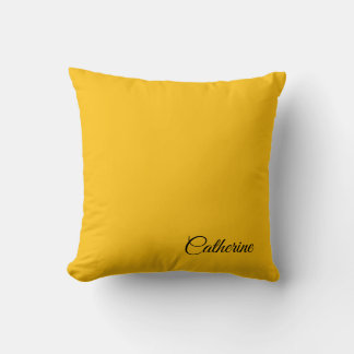 Personalised Modern Elegant Typography Name Cushion