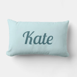 Personalised Modern Elegant Typography Name Lumbar Cushion