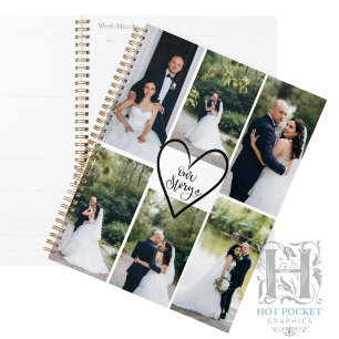 Personalised Modern Elegant Wedding Photo  Planner