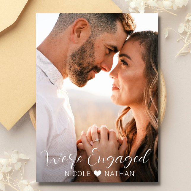 Personalised Modern ENGAGEMENT PARTY | PHOTO Invitation (Creator Uploaded)