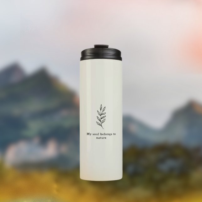 Personalised modern farmhouse style travel mug (Creator Uploaded)
