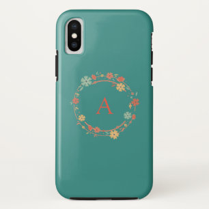 Personalised Modern Floral Garland Case-Mate iPhone Case