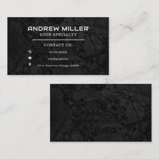 Personalised  Modern Founder Business Card Ideas