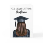 Personalised Modern Graduation Female Graduate