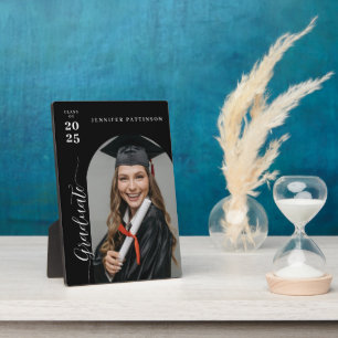 Personalised Modern Graduation Photo  Plaque