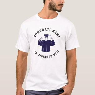 Personalised Modern Graduation TShirts