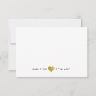 Personalised Modern Handwritten Script Name Card