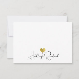 Personalised Modern Handwritten Script Name Card