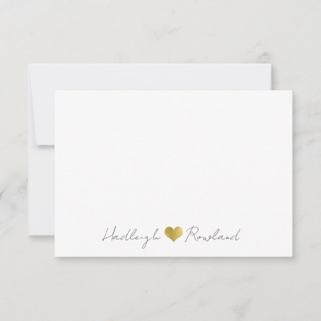 Personalised Modern Handwritten Script Name  Card (Front)