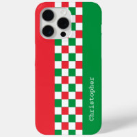 Personalised Modern Italian Racing Checks