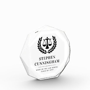 Personalised Modern Law School Graduation Photo Block