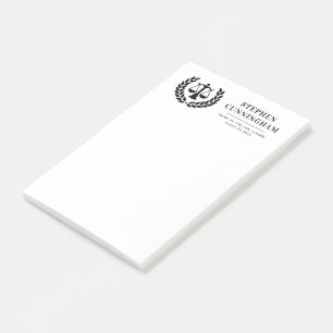 Personalised Modern Law School Graduation Post-it Notes