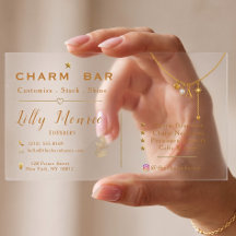 Personalised Modern Luxury Charm Bar