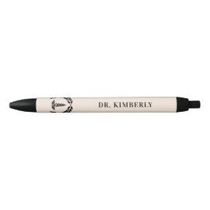 Personalised Modern Medical School Graduation Black Ink Pen