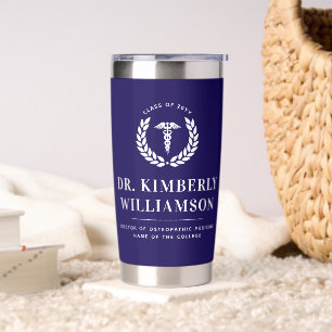 Personalised Modern Medical School Graduation Insulated Tumbler