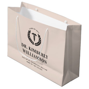 Personalised Modern Medical School Graduation Large Gift Bag