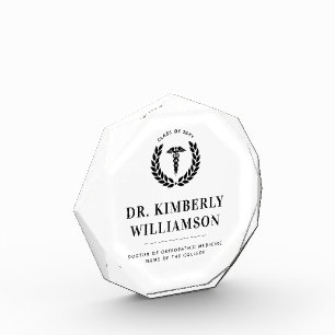 Personalised Modern Medical School Graduation Photo Block