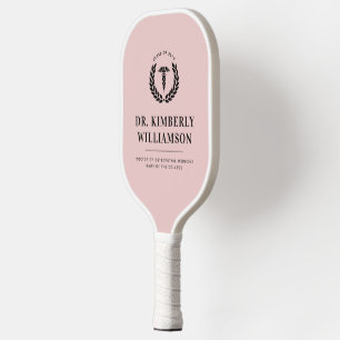 Personalised Modern Medical School Graduation Pickleball Paddle