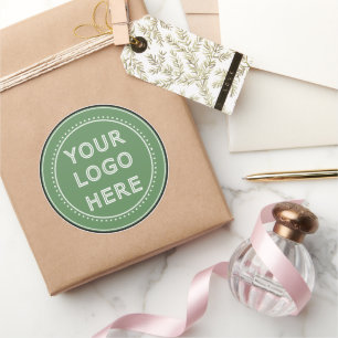 personalised Modern, Minimalist, & Elegant  Classic Round Sticker