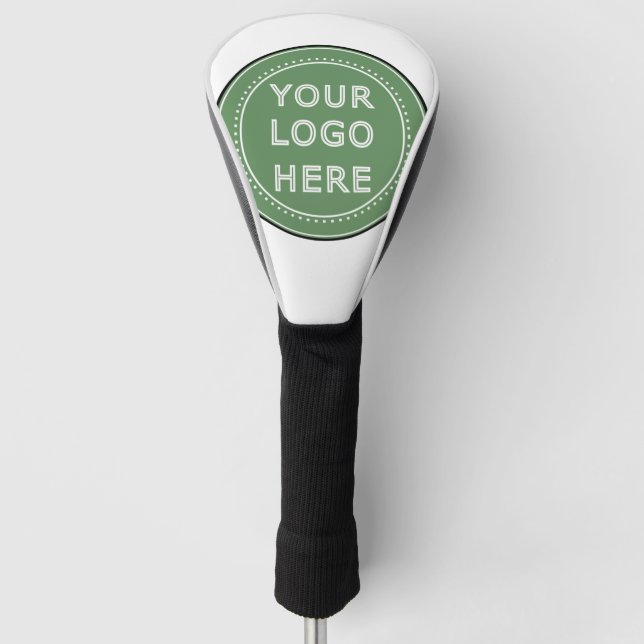 personalised Modern, Minimalist, & Elegant  Golf Head Cover (Front)