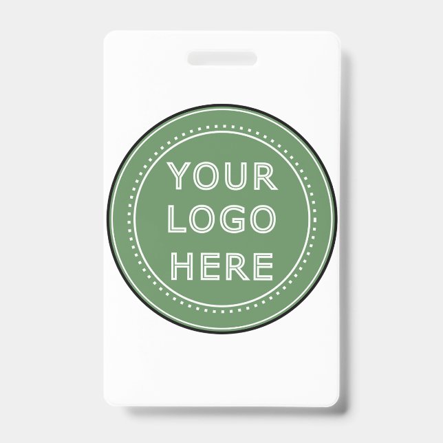 personalised Modern, Minimalist, & Elegant  ID Badge (Front)